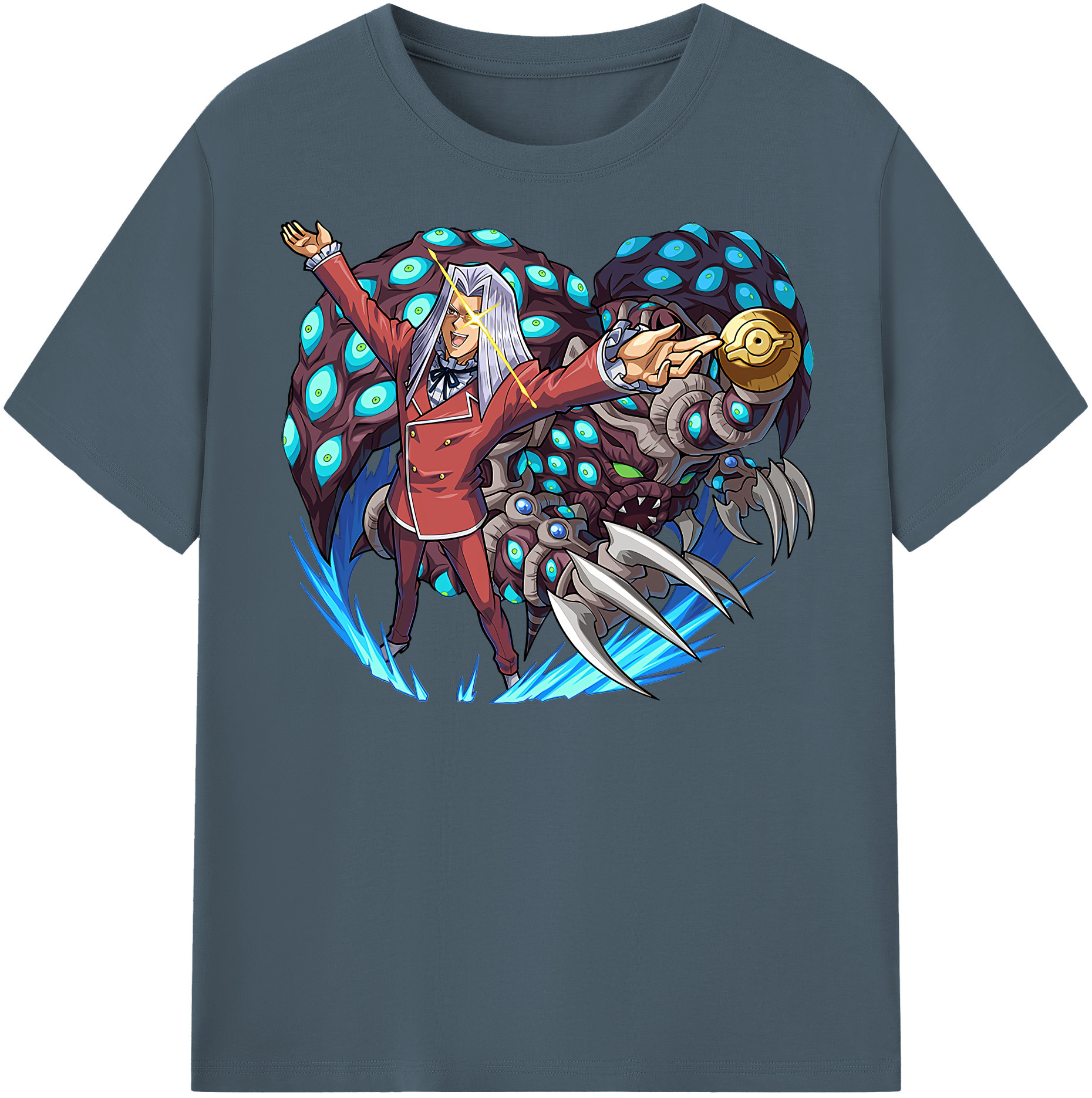 （画像用） 遊☆戯☆王 Yu-Gi-Oh! 綿100％半袖Tシャツ（フロントプリント）